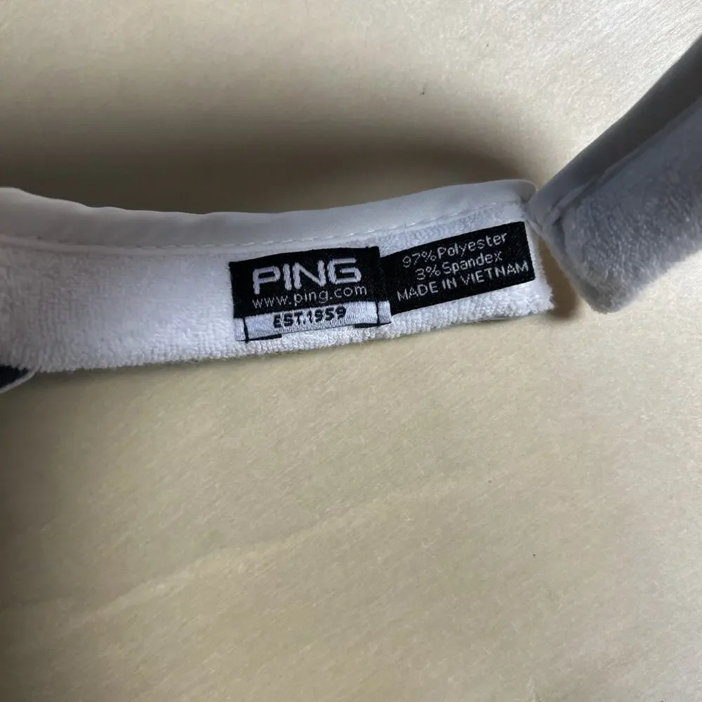 Ping Golf Women's Clip On Visor Ice Blue Gray & White SensorCool Performance